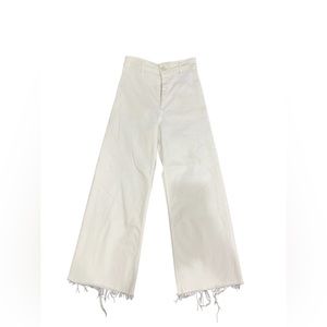 White Marine Straight Zara Pants